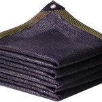 70% Black Shade Cloth, 6.5x10FT Resistant Garden Sun Shade Net, Durable Mesh Shade Tarp with Reinforced Grommets for Greenhouse, Plant, Chicken Coop, Pergola,Canopy (6.5ft*10ft)